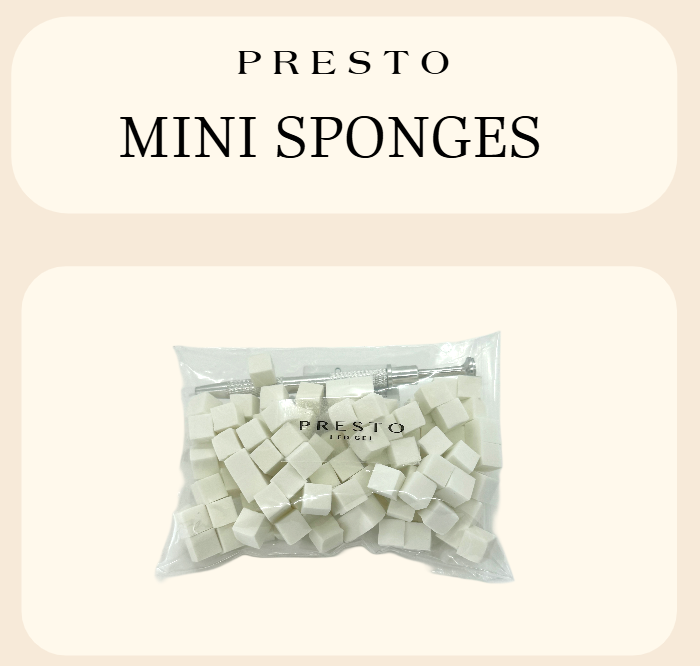Presto Mini Art Sponge [100pcs + Pen]