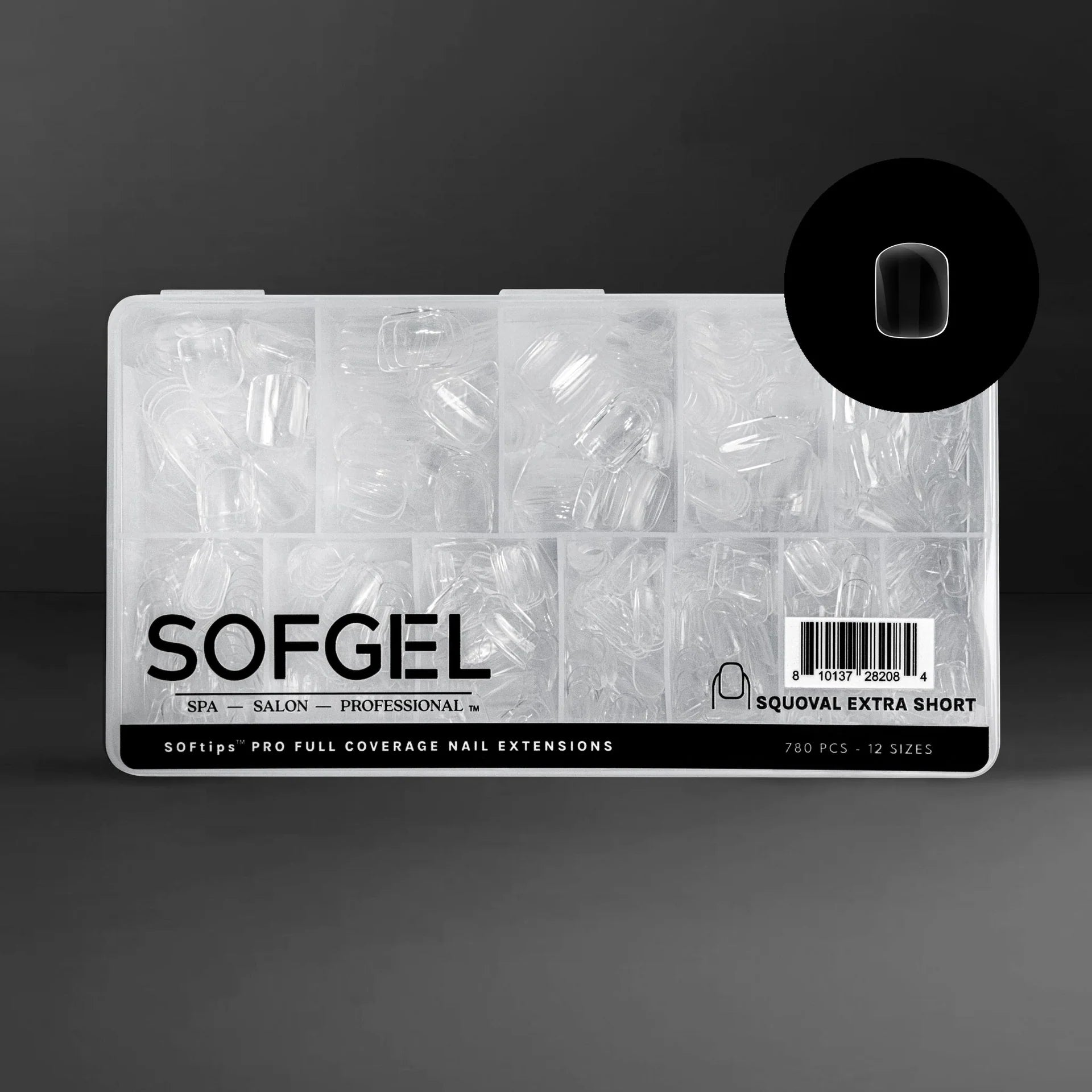 Sofgel Squoval Extra Short Tip Box [780 pcs]