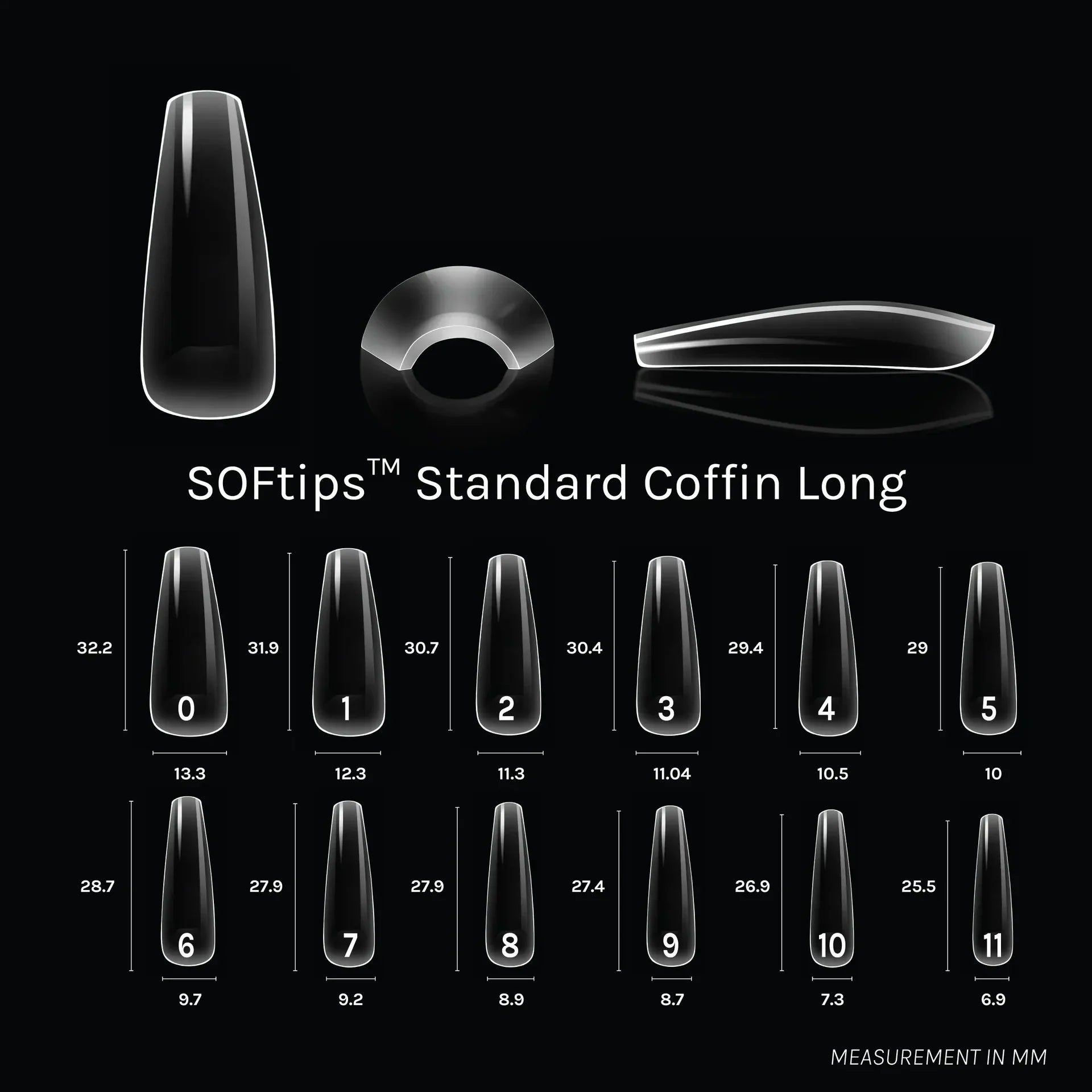 SOFtips™ Standard Coffin Long [Refill Bag][40pcs]