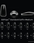 SOFtips™ Standard Coffin Medium [Refill Bag] [50pcs]