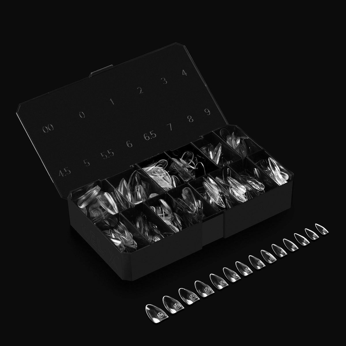 GEL-X® SCULPTED ALMOND BOX OF TIPS - PRO (600PCS)