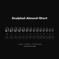 GEL-X® SCULPTED ALMOND BOX OF TIPS - PRO (600PCS)
