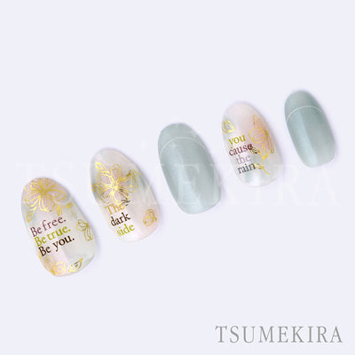 Tsumekira [sg] Line Flower Gold SG-LNF-001