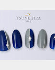 Tsumekira [sg] Pin Stripe Silver SG-PIN-201 [While Supplies Last]