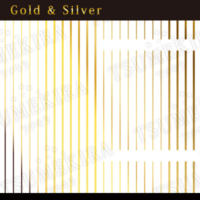 Tsumekira [sg] Pin Stripe Gold SG-PIN-202