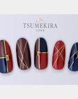 Tsumekira [sg] Pin Stripe Gold SG-PIN-202