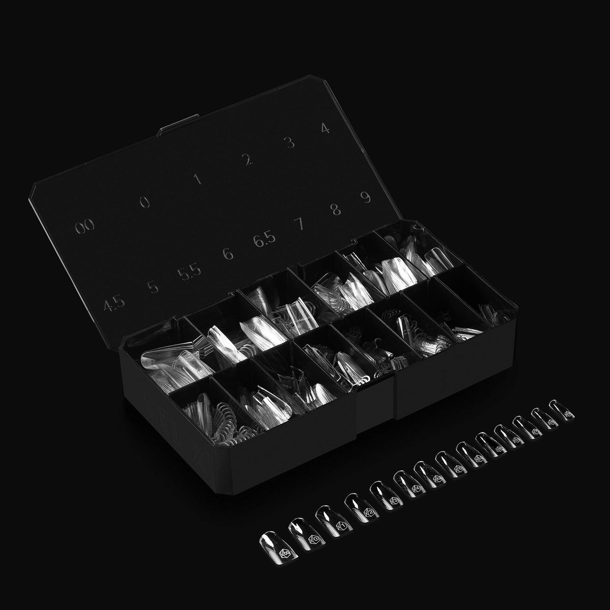 GEL-X® SCULPTED SQUARE BOX OF TIPS - PRO (600PCS)