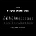 GEL-X® SCULPTED STILETTO BOX OF TIPS - PRO (600PCS)