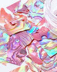 ageha Natural Beach Shell Pink Marble (NZ02)