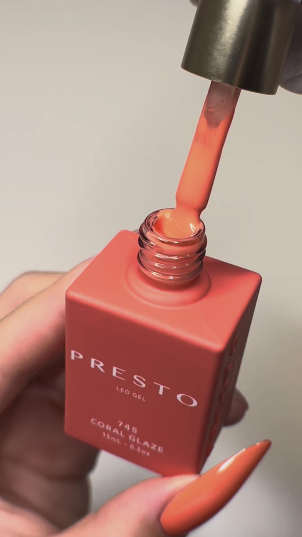 PRESTO Color Series: CORAL GLAZE 745
