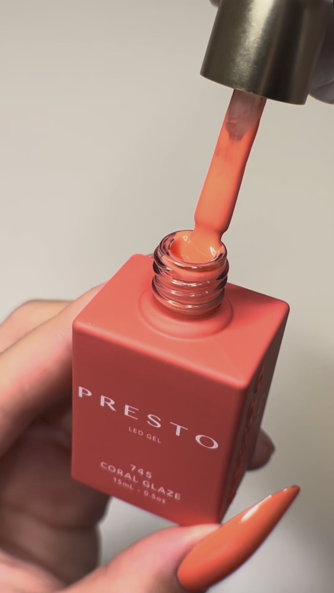 PRESTO Color Series: CORAL GLAZE 745