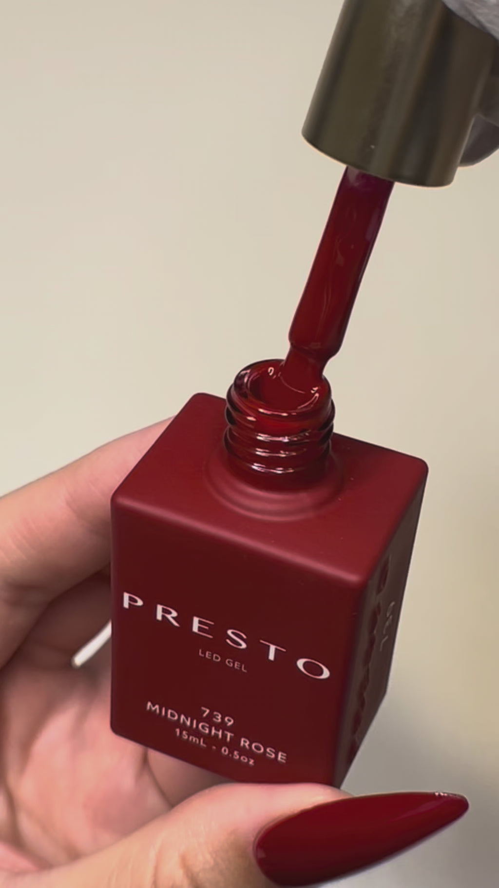 PRESTO Color Series: MIDNIGHT  ROSE 739