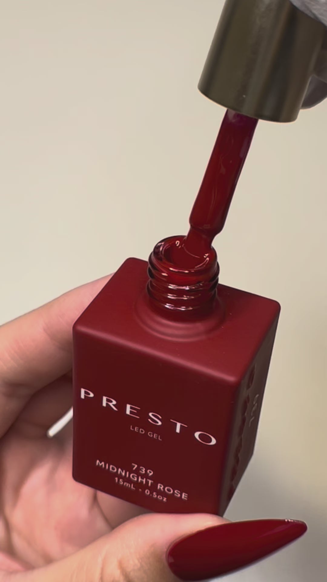 PRESTO Color Series: MIDNIGHT  ROSE 739