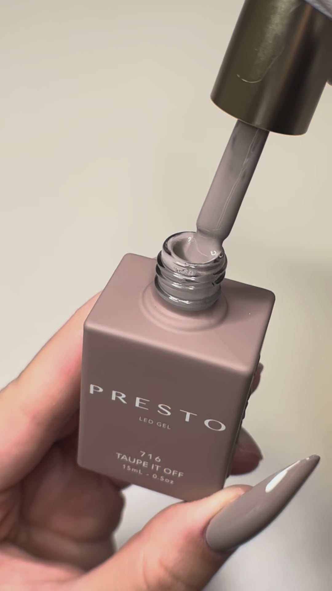 PRESTO Color Series:  TAUPE IT OFF 716