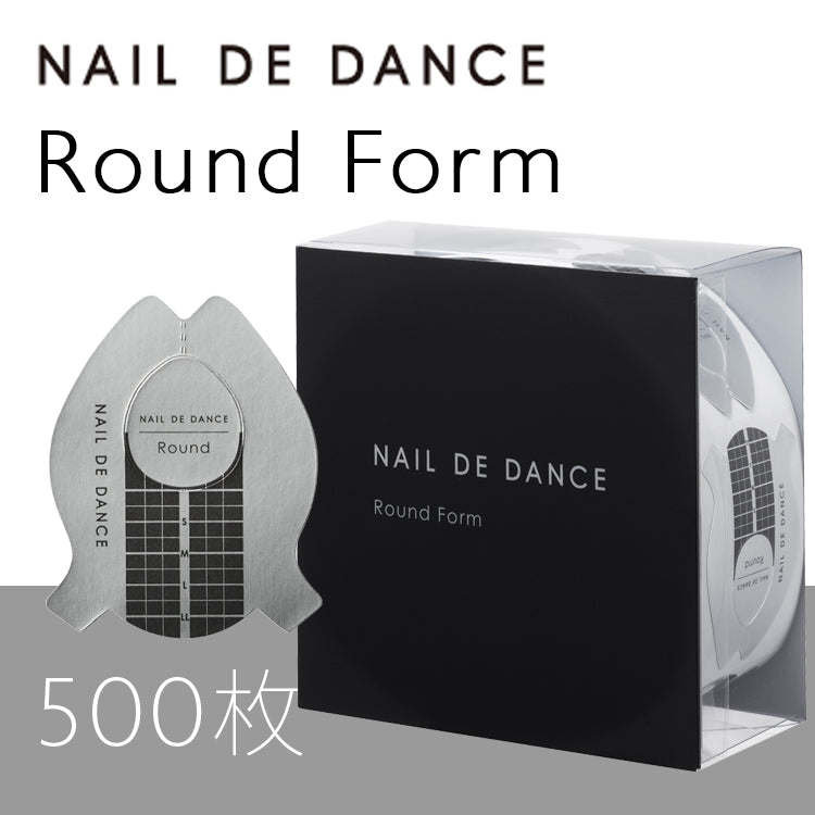 Nail de Dance [NEW] Round Forms 500pcs
