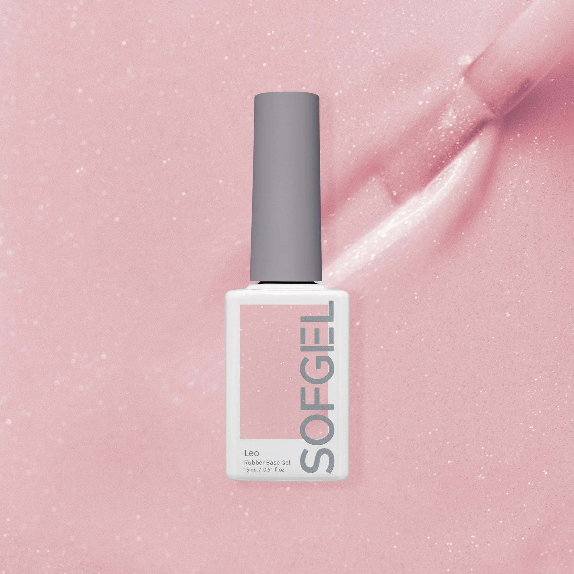 Sofgel Rubber Base Gel Leo- 15ml