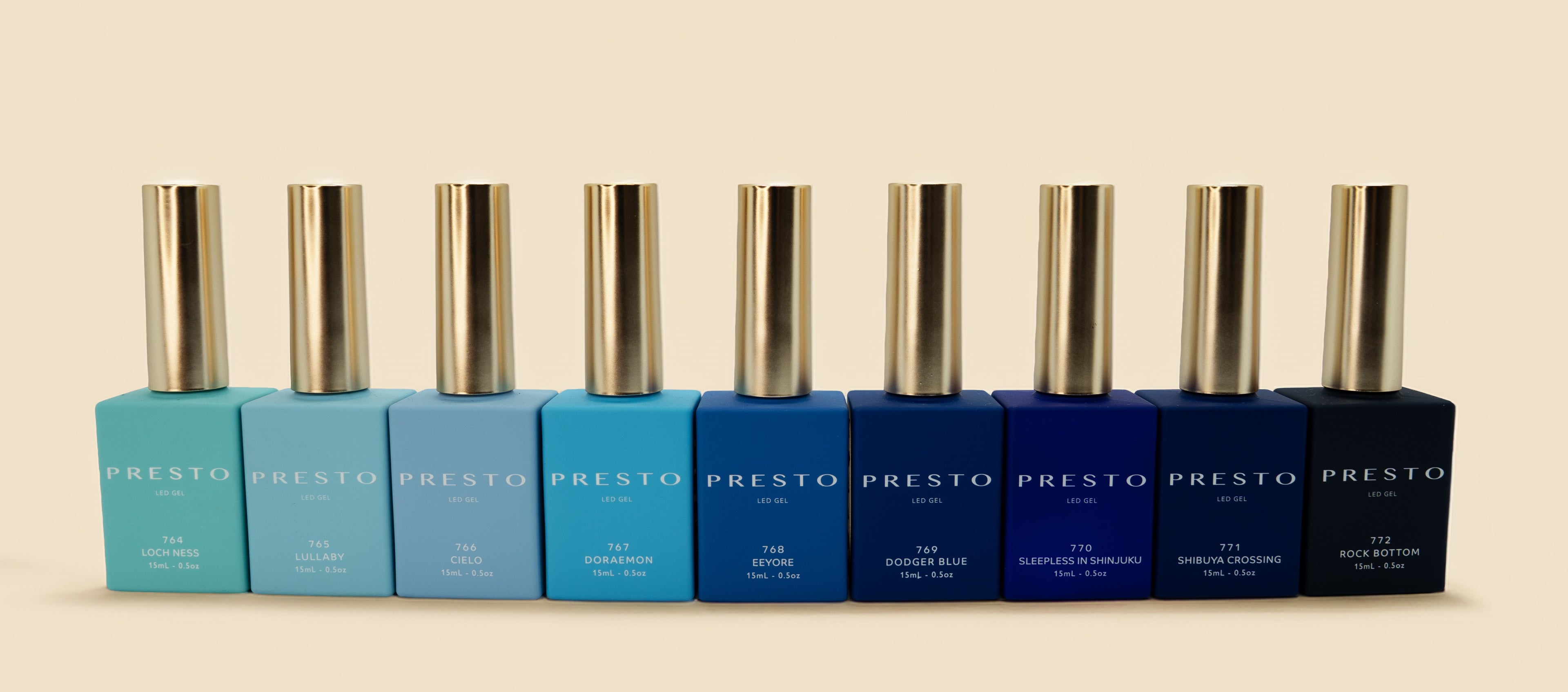 PRESTO Color Series:  SERENE Set [9 Bottles]