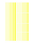 Tsumekira [es] Neon Lines Neon Yellow ES-NLI-103 [While Supplies Last]