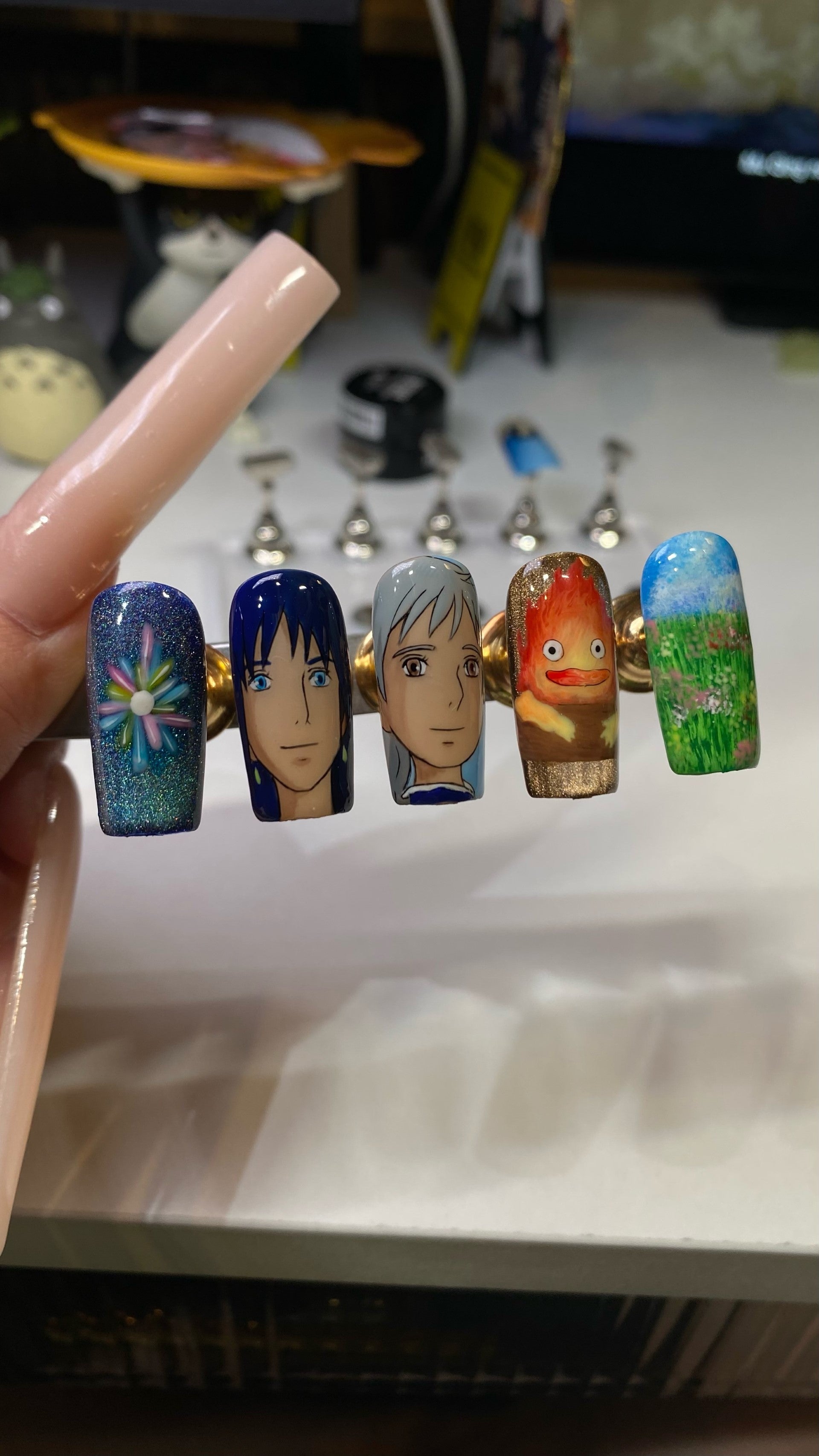 Howl&#39;s Moving Castle Nail Art with Thao [06/03/24][Online] [AM]