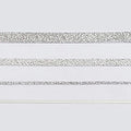 ageha Line Tape Silver MIX (1-3mm) LT-1