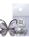KiraNail Butterfly Wire Shiny Silver PA-BUTT-WSS [While Supplies Last]