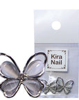 KiraNail Butterfly Wire Shiny Silver PA-BUTT-WSS