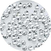 Nail Labo Metal Dots Silver #2 (1mm) 200pcs