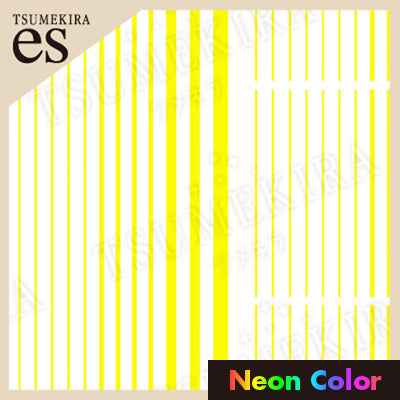 Tsumekira [es] Neon Lines Neon Yellow ES-NLI-103 [While Supplies Last]