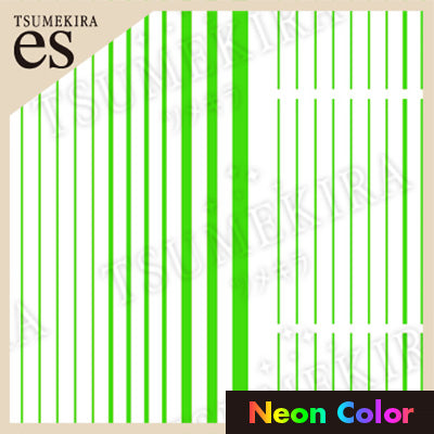 Tsumekira [es] Neon Lines Neon Green ES-NLI-104 [While Supplies Last]