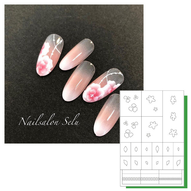 Airtex Masking Stencil Nuance Flower AGL-GM-16
