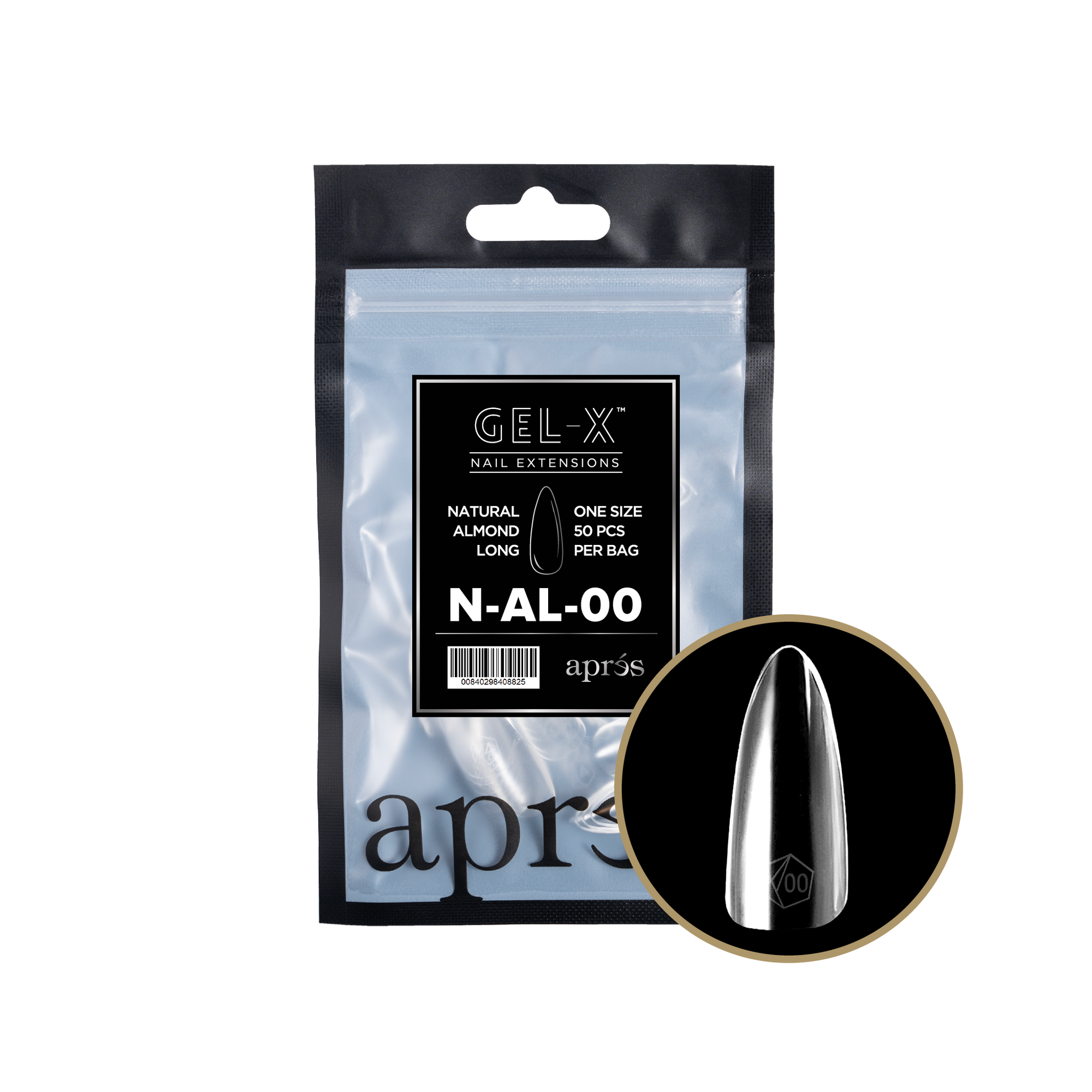 Aprés Gel-X Refill - Natural Almond Long