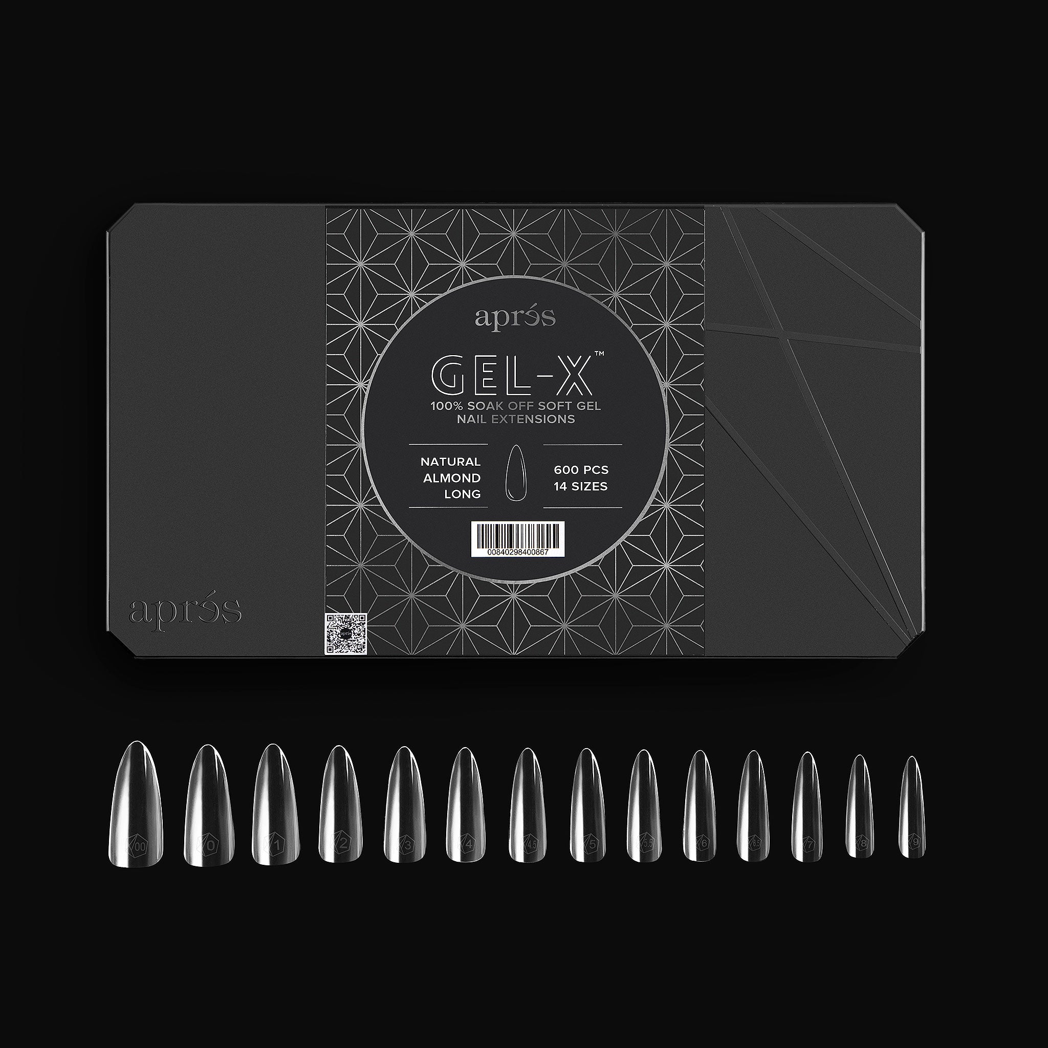 Aprés Gel-X Tips - Natural Almond Long [600pcs] [NEW] – Nail Labo USA