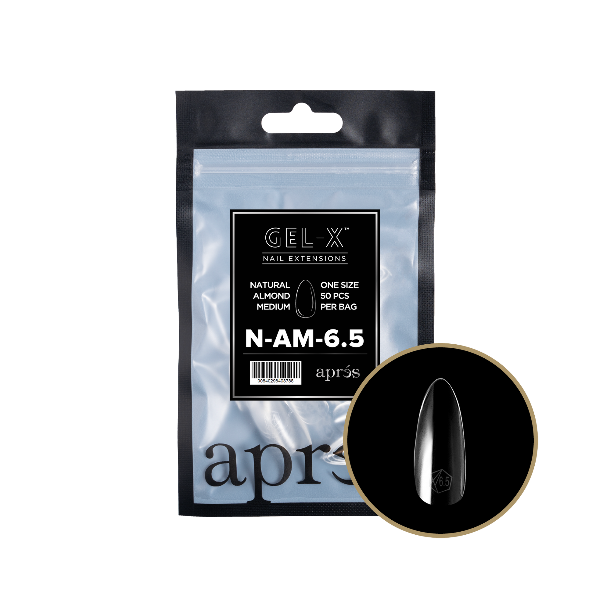 Aprés Gel-X Refill - Natural Almond Medium