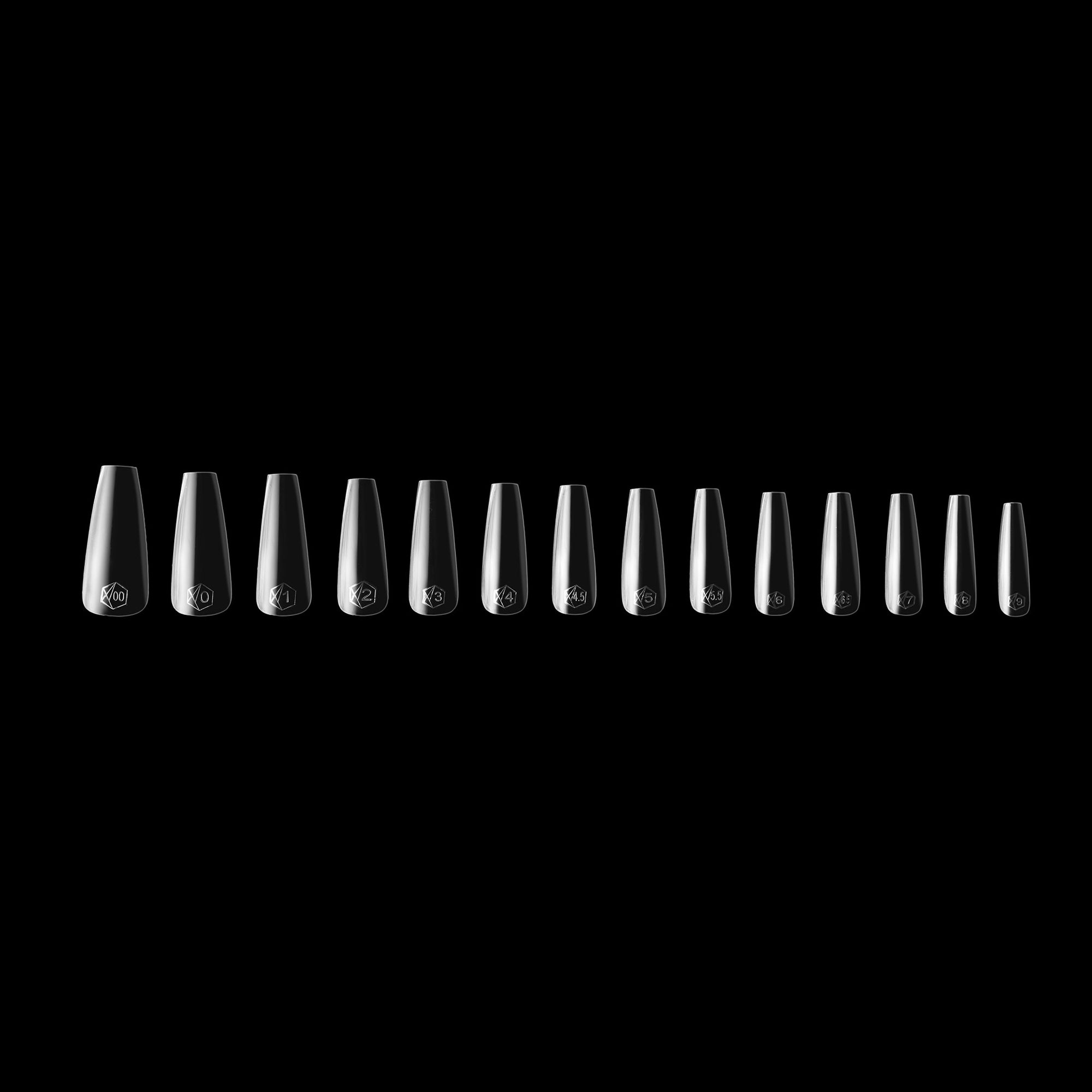 Aprés Gel-X Tips - Natural Coffin Long [600pcs] [NEW]