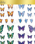 Tsumekira [noble] ELINA Metallic Butterfly NO-ELN-101