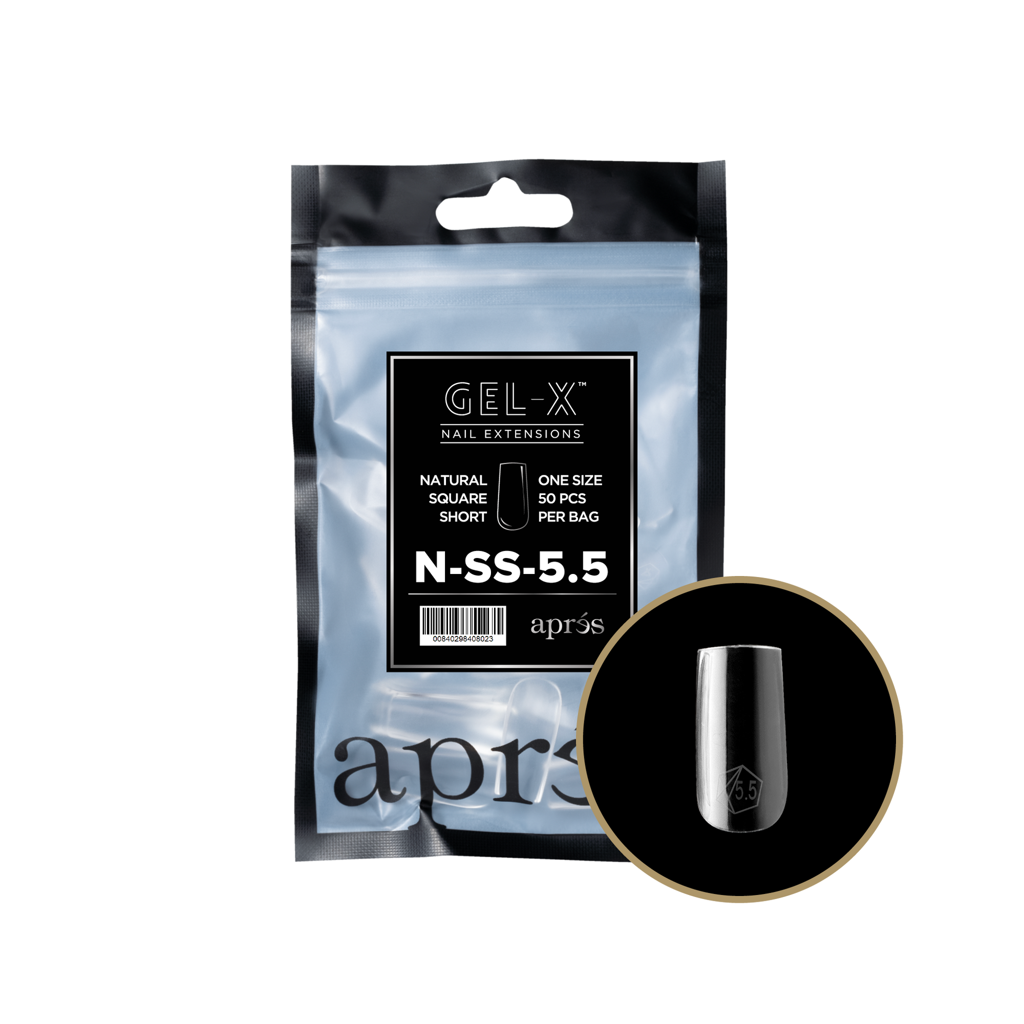 Aprés Gel-X Refill - Natural Square Short