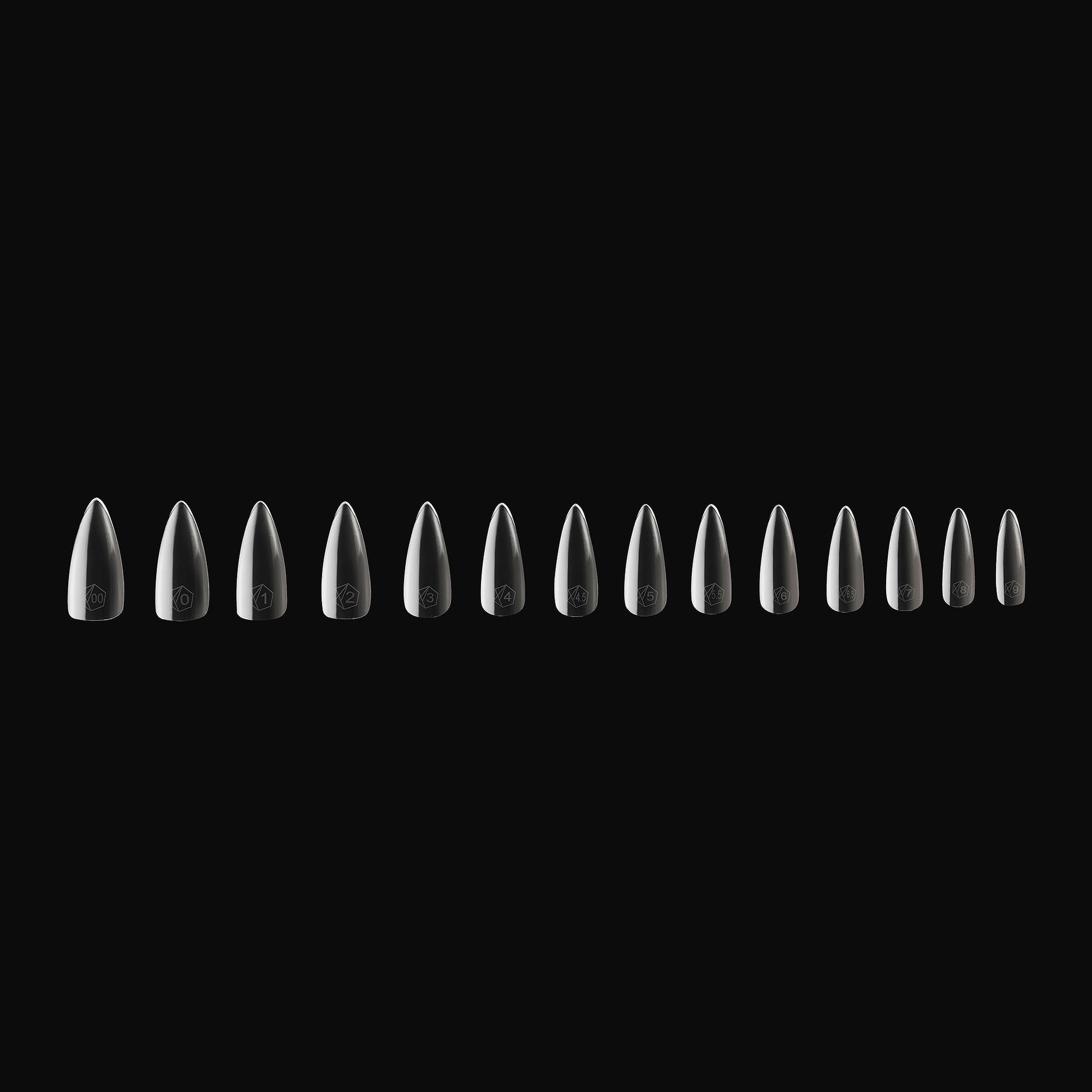 Aprés Gel-X Tips - Natural Stiletto Medium [600pcs] [NEW]