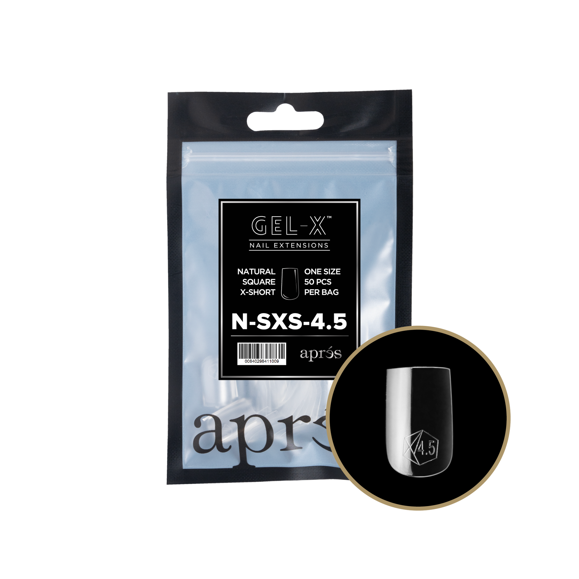 Aprés Gel-X Refill - Natural Square Extra Short