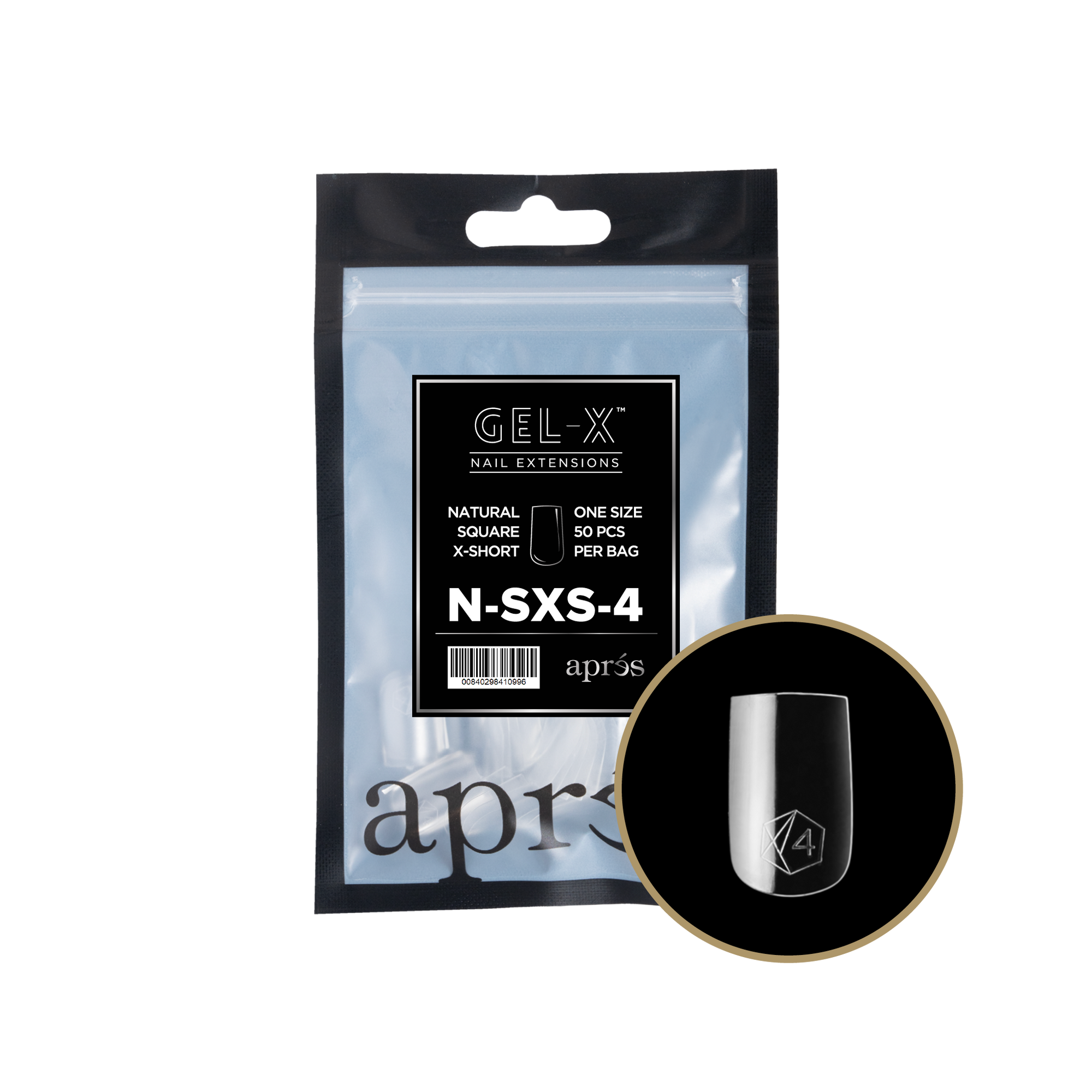 Aprés Gel-X Refill - Natural Square Extra Short