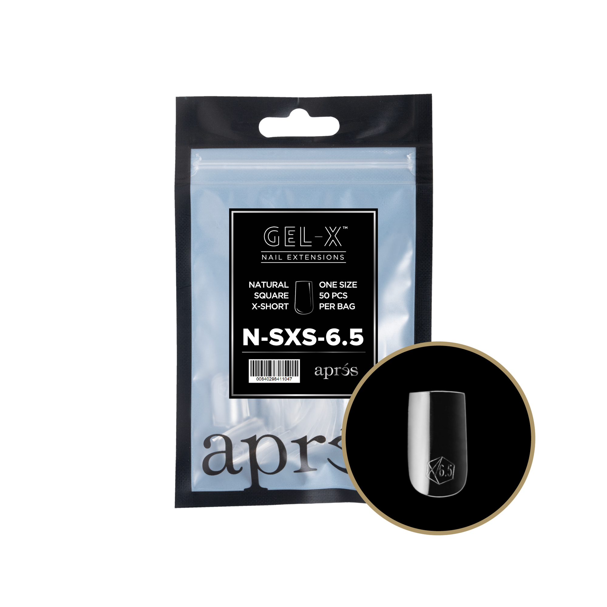 Aprés Gel-X Refill - Natural Square Extra Short