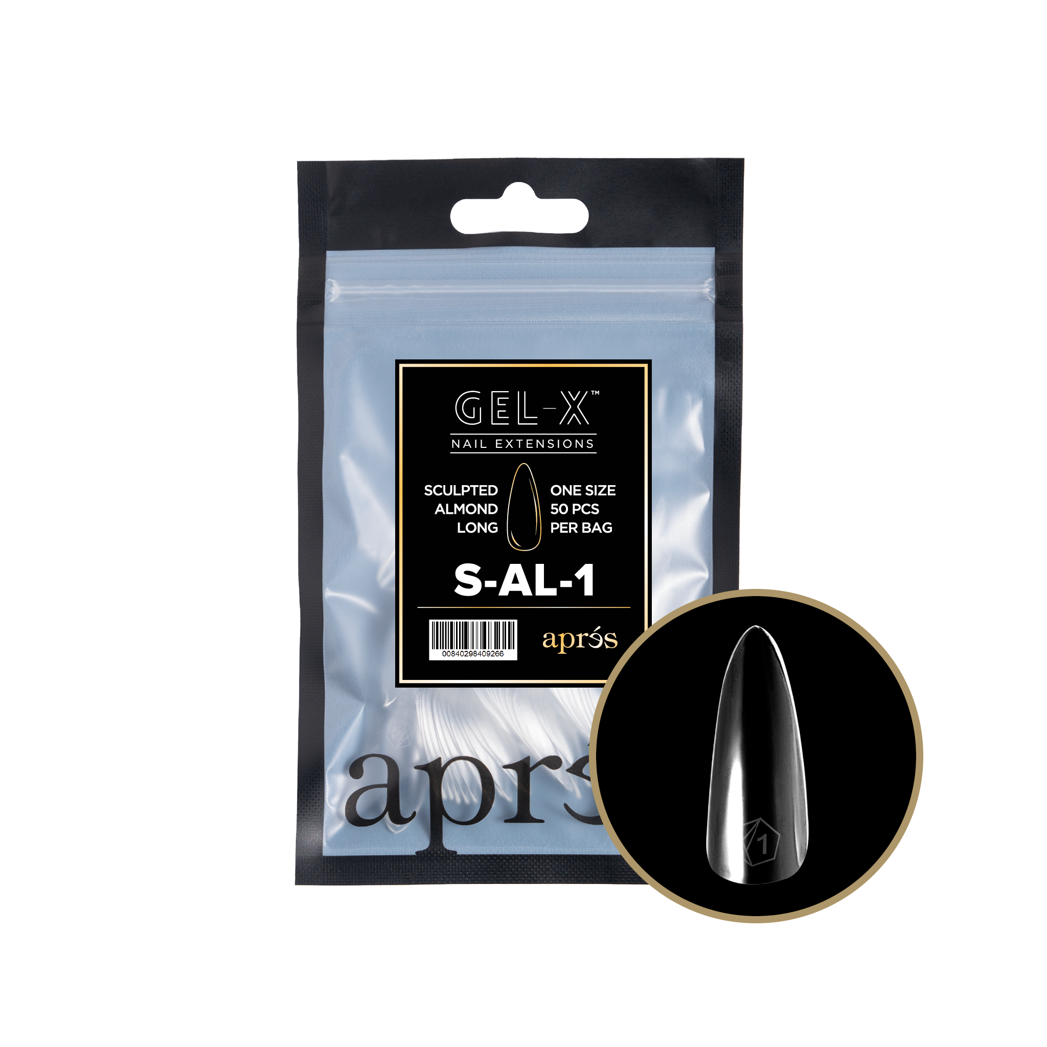 Aprés Gel-X Refill - Sculpted Almond Long
