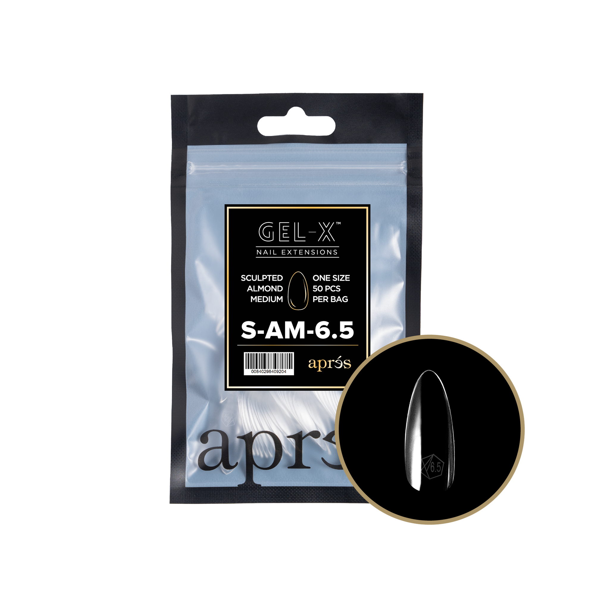 Aprés Gel-X Refill - Sculpted Almond Medium