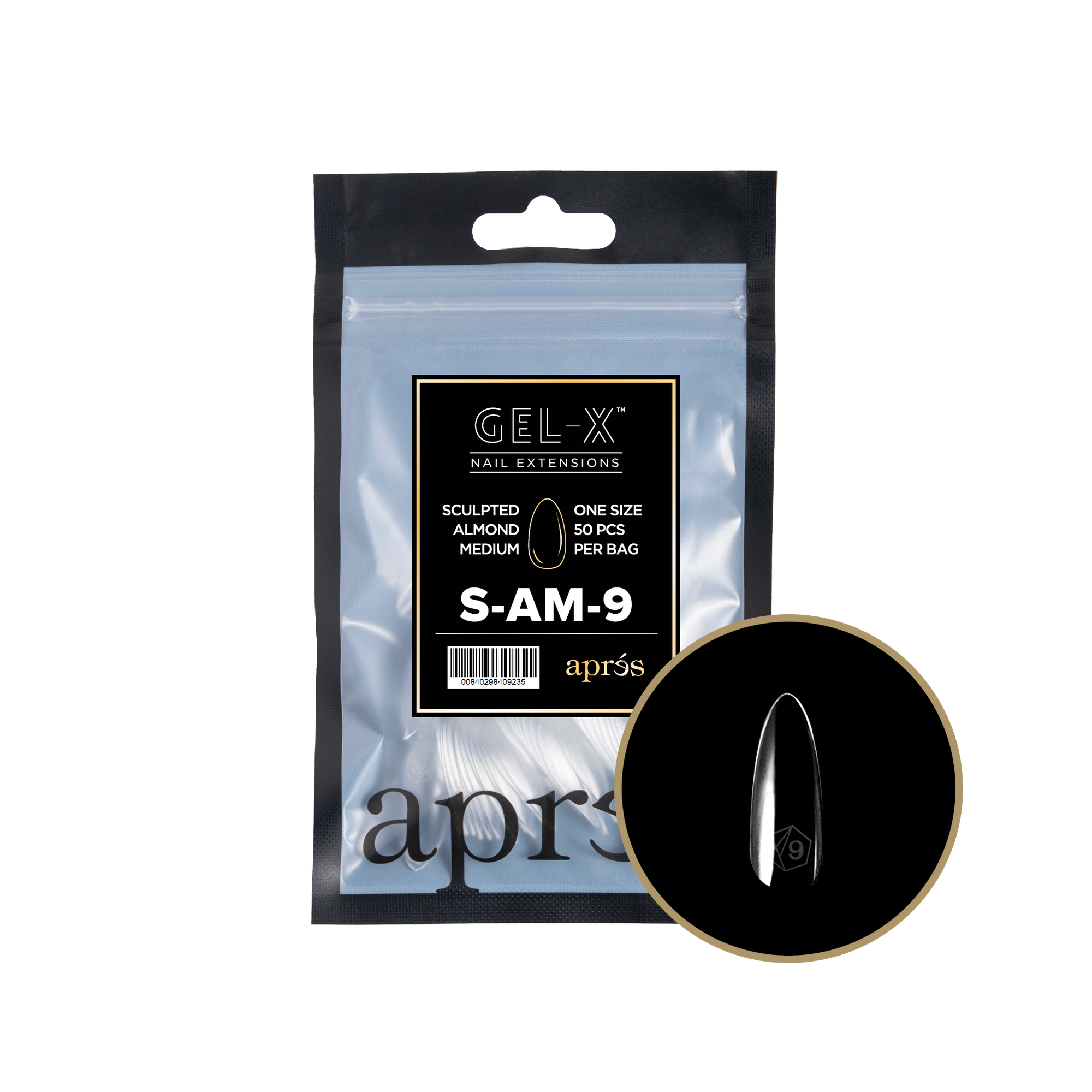 Aprés Gel-X Refill - Sculpted Almond Medium