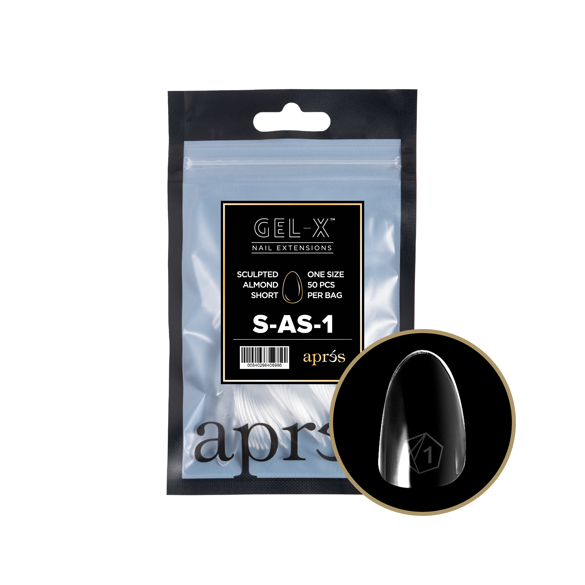 Aprés Gel-X Refill - Sculpted Almond Short