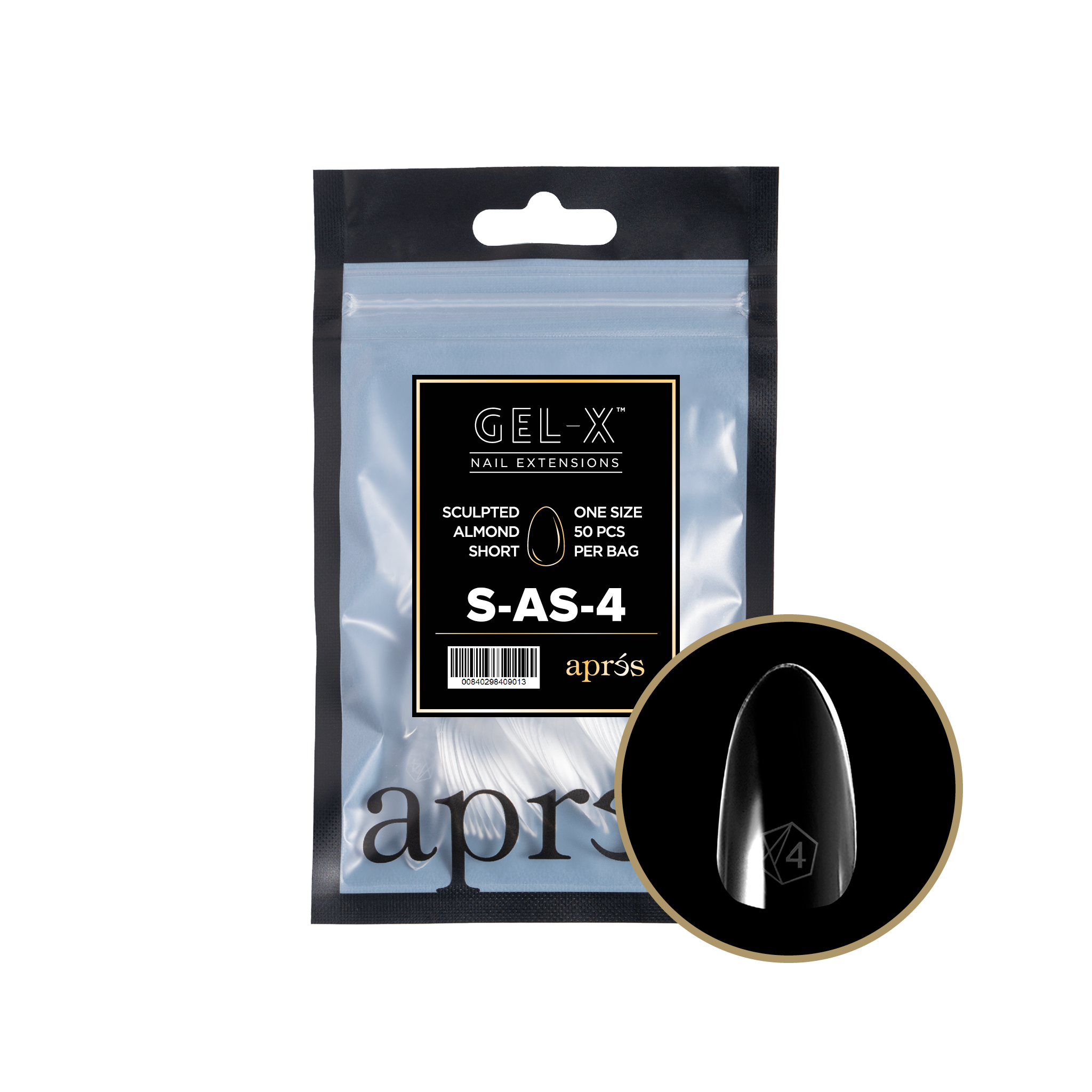 Aprés Gel-X Refill - Sculpted Almond Short