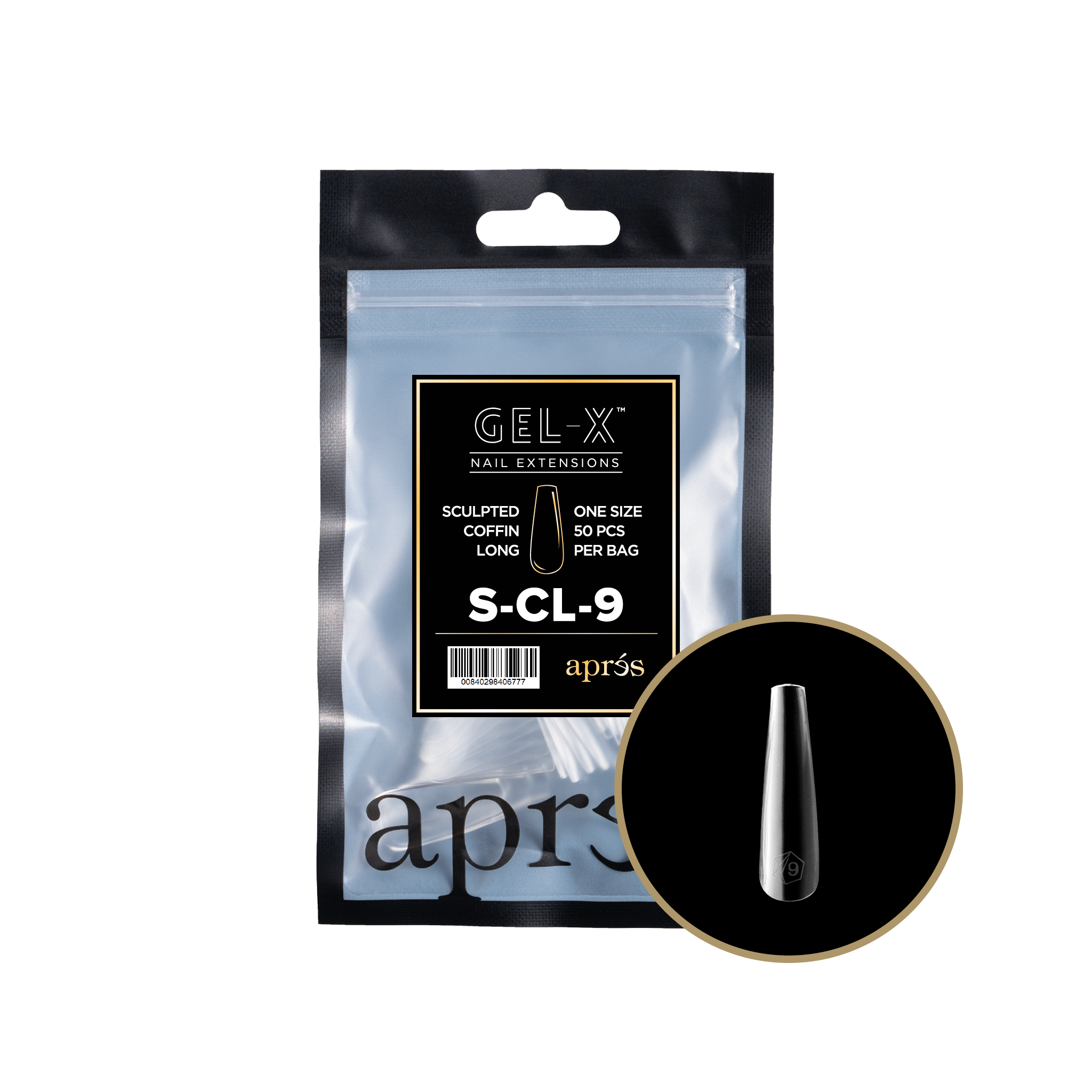 Aprés Gel-X Refill - Sculpted Coffin Long