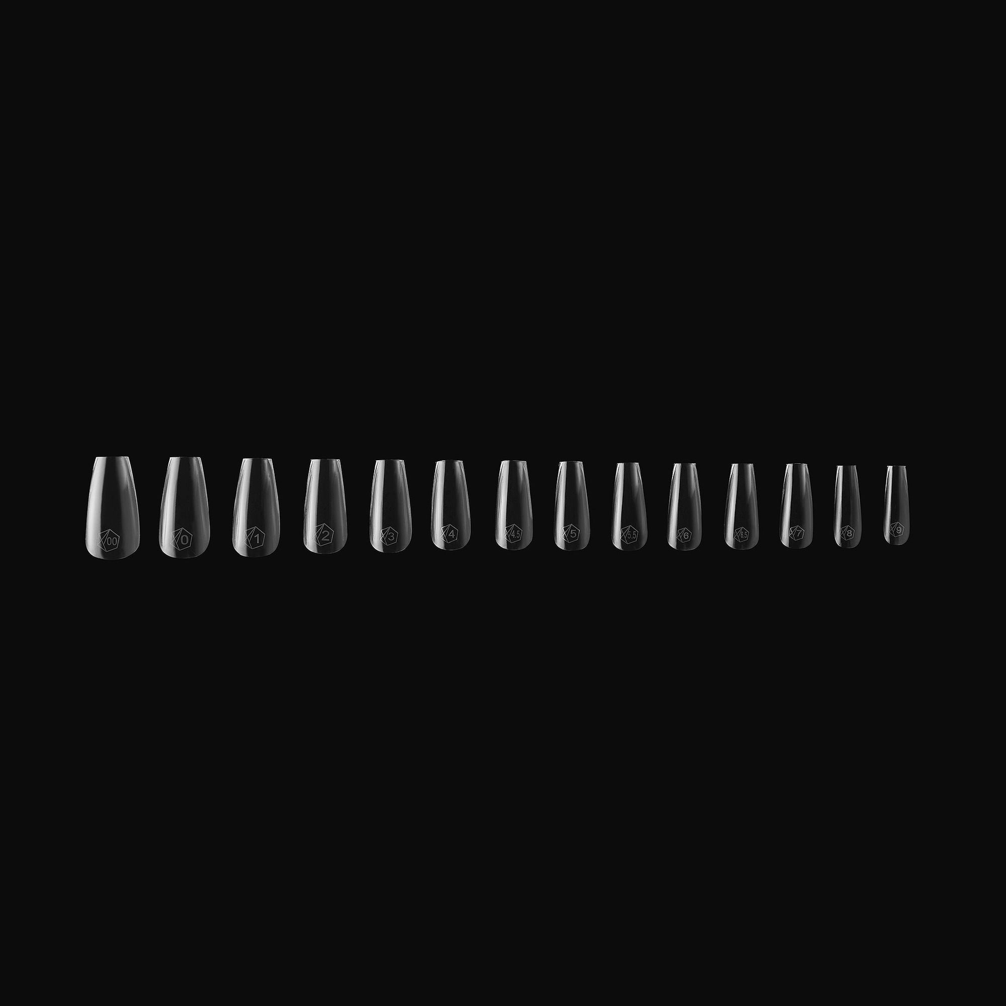Aprés Gel-X Tips - Sculpted Coffin Medium [600pcs] [NEW]
