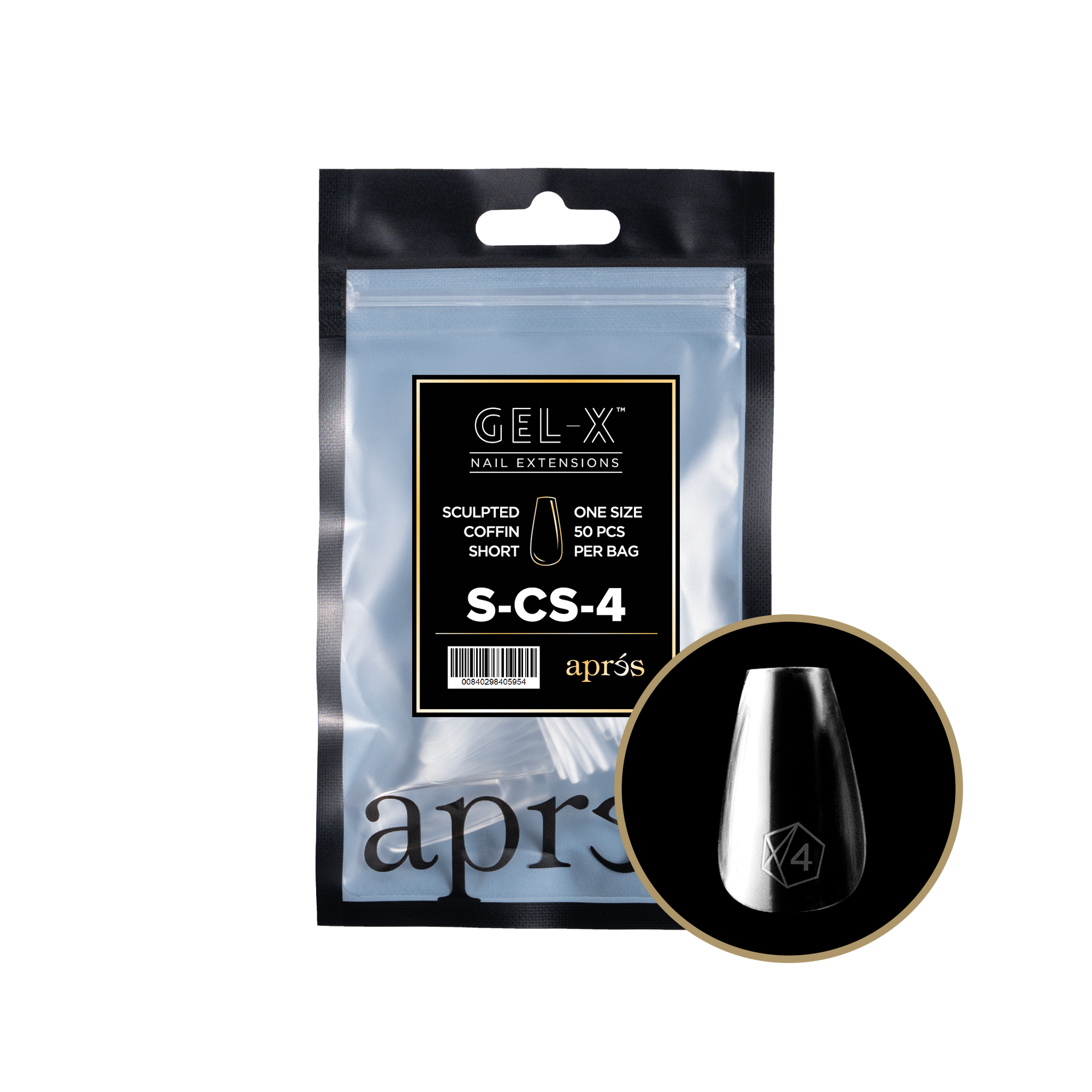 Aprés Gel-X Refill - Sculpted Coffin Short