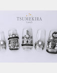 Tsumekira [sg] BritneyTOKYO Bling Bling Silver SG-BTK-108 (2 Sheets) [While Supplies Last]