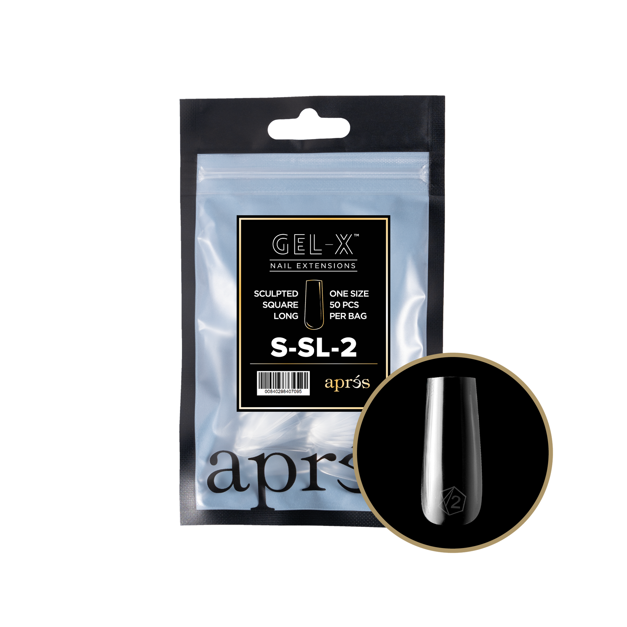 Aprés Gel-X Refill - Sculpted Square Long